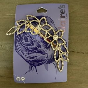 💥LAST CHANCE💥 Claire’s Hair piece, gold/jewels (wedding, etc)